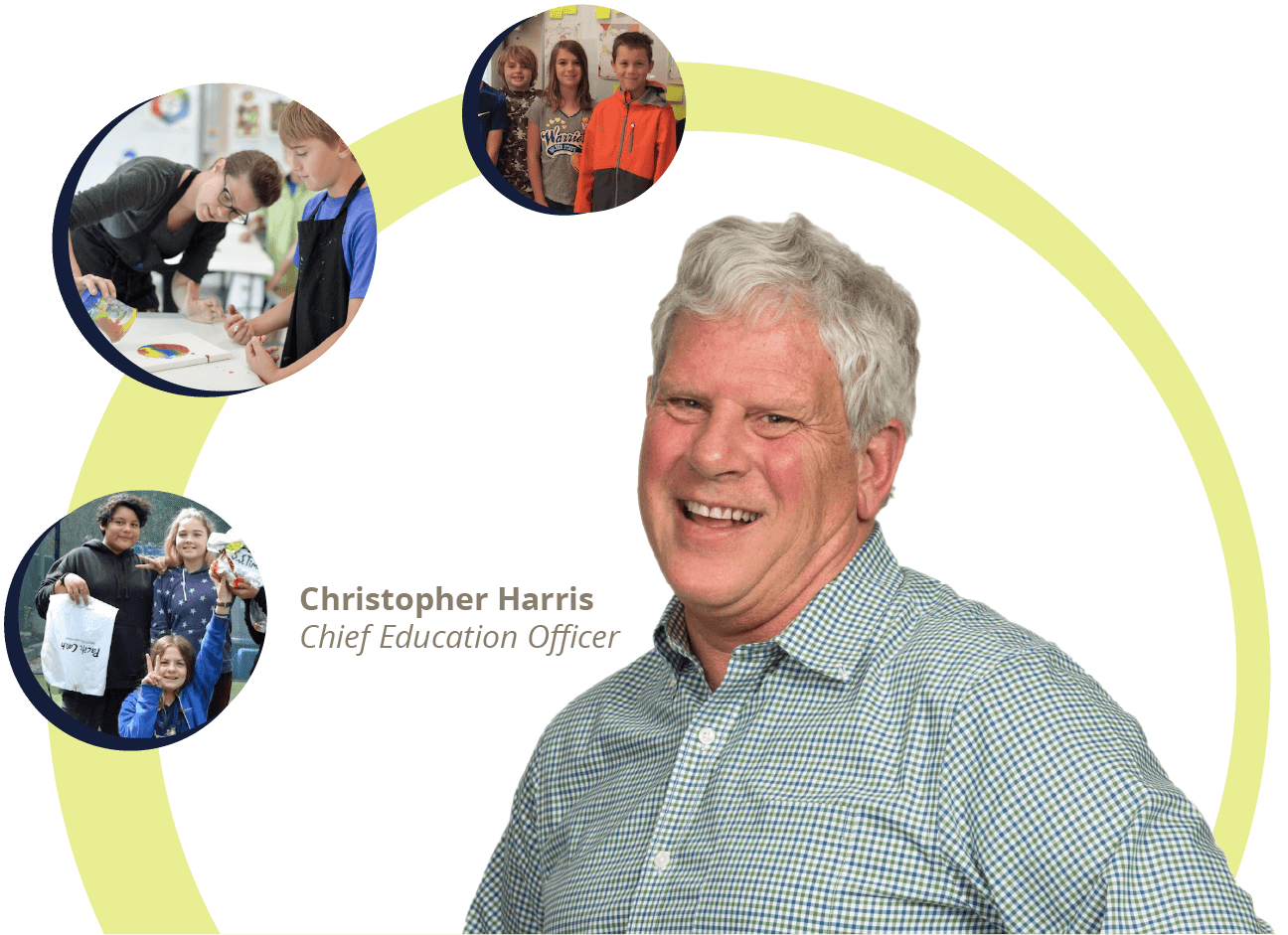 Chris Harris, MEd Kriewall-Haehl Family Sand Hill School Head of School, Chief Education Officer, Children’s Health Council